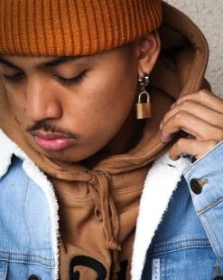 Vitaly Unisex Alarm Earring Stainless Steel