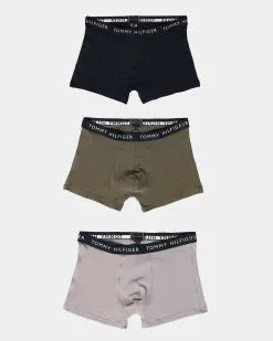 Tommy Jeans Trunk 3 Pack Army Green