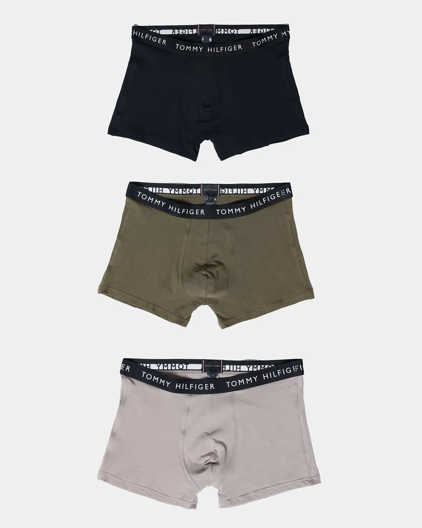 Tommy Jeans Trunk 3 Pack Army Green