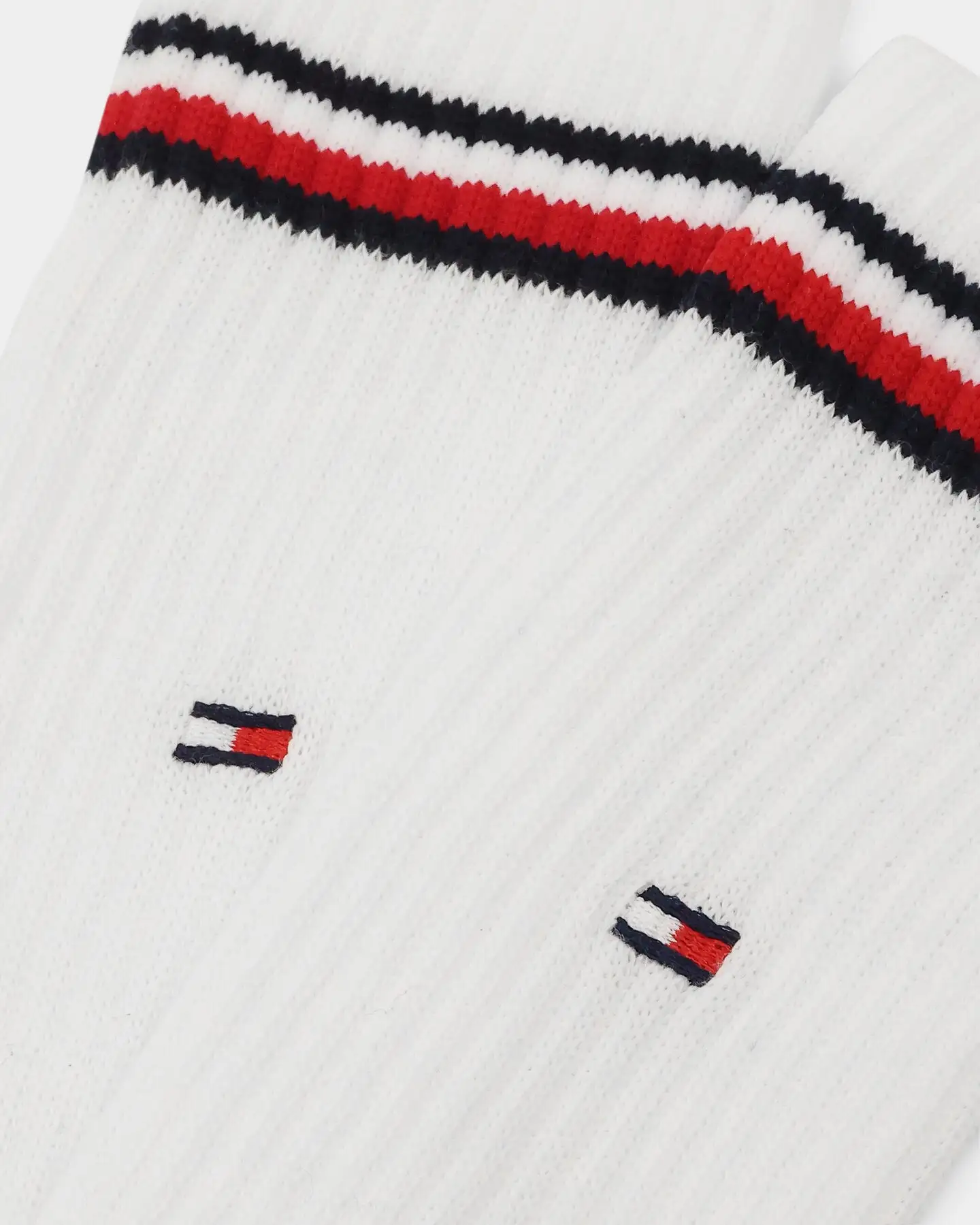 Tommy Hilfiger Iconic Socks 2 Pack White - Image 3
