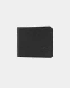 Herschel Bag Co Hank Leather RFID Wallet Black