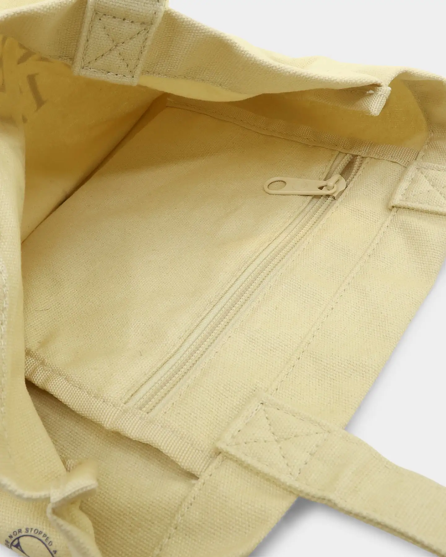 Carre Rosewide Vintage Tote Bag Off White - Image 8