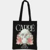 Carre Rosewide Vintage Tote Bag Washed Black