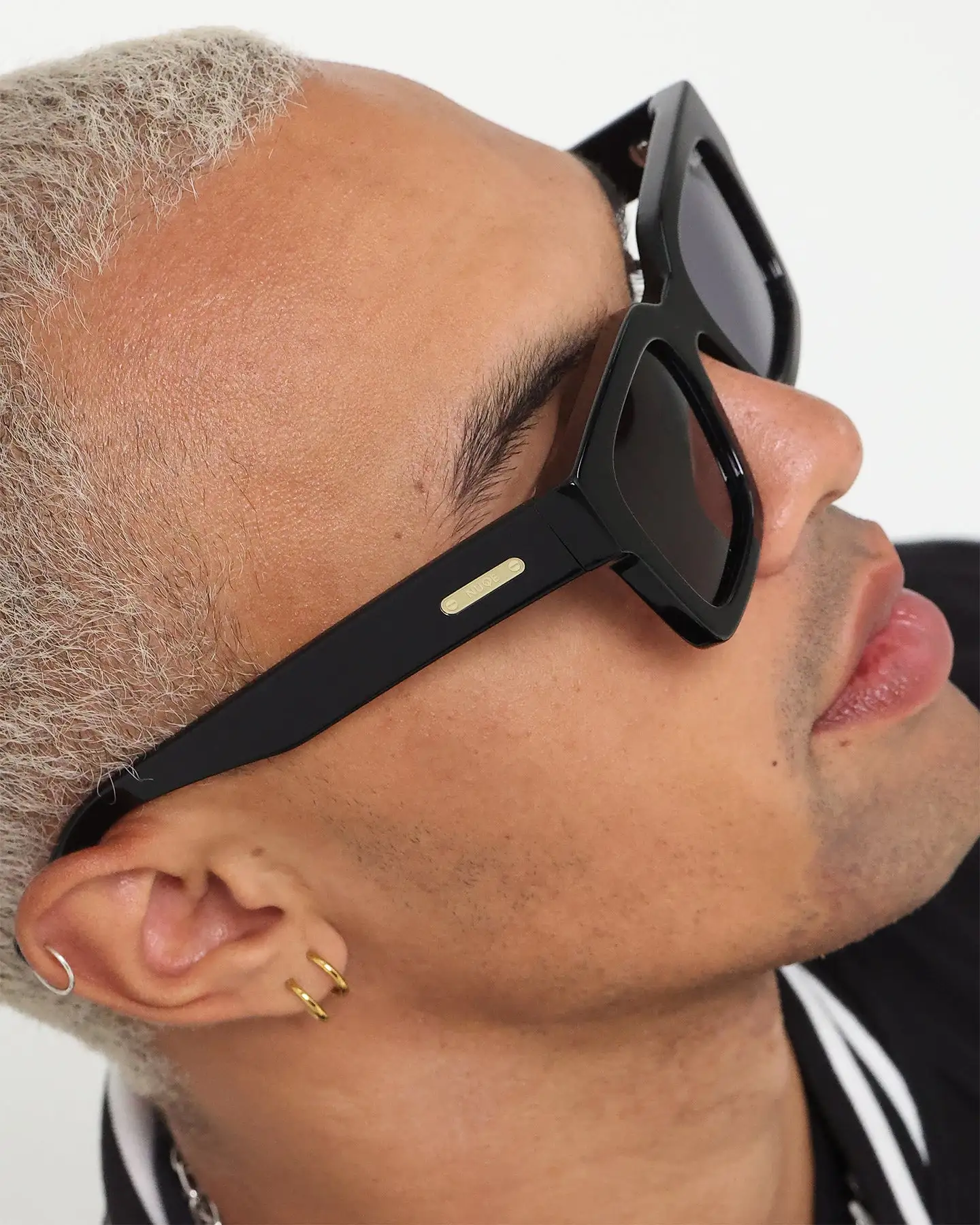 NUQE Jones XL Sunglasses Black - Image 4