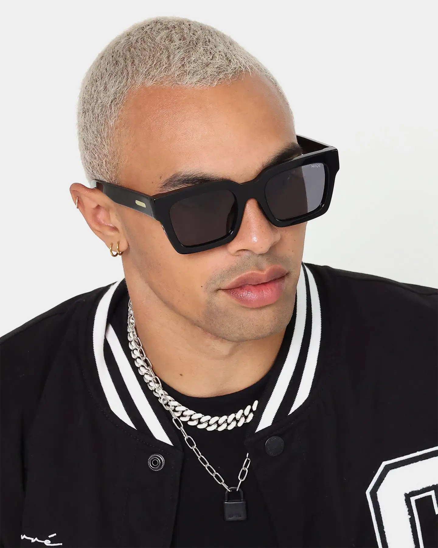 NUQE Jones XL Sunglasses Black