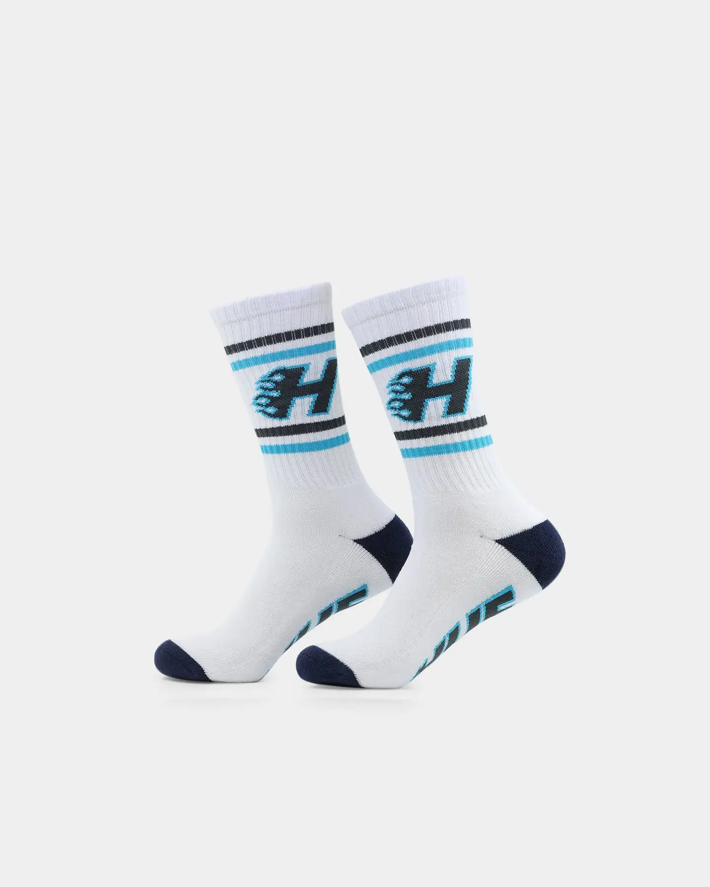 HUF Enforcer Socks White