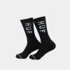 HUF Essential OG Logo Socks Black