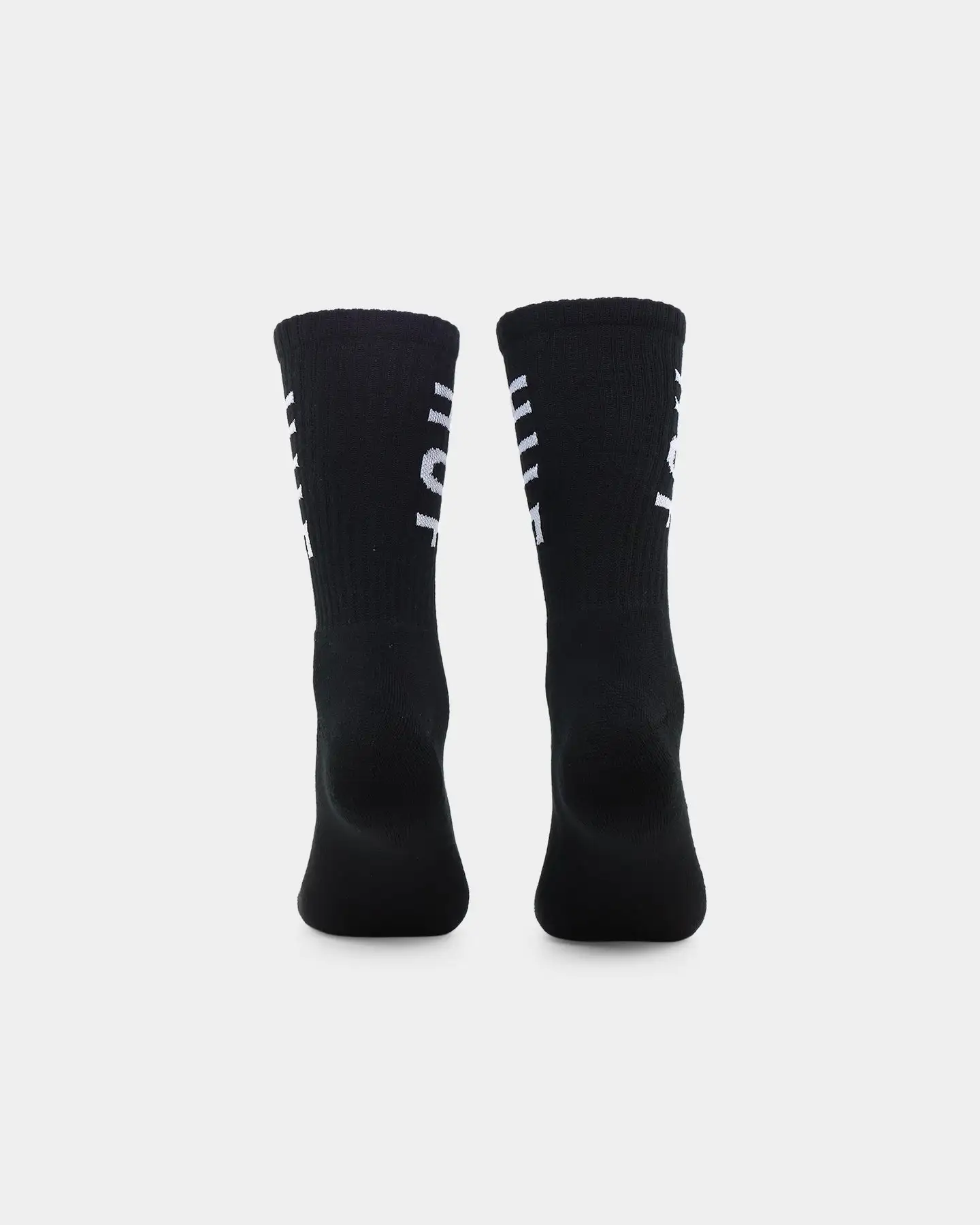 HUF Essential OG Logo Socks Black - Image 2