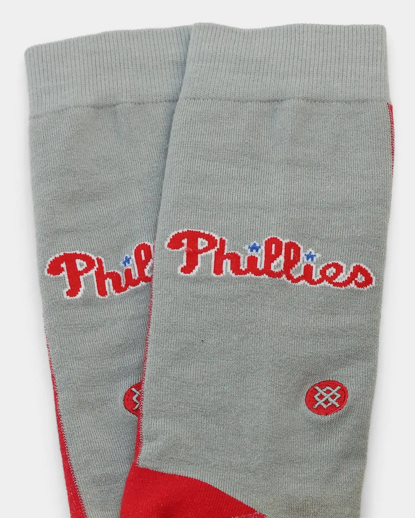 Stance Philadelphia Phillies Split Crew Socks Red - Image 2