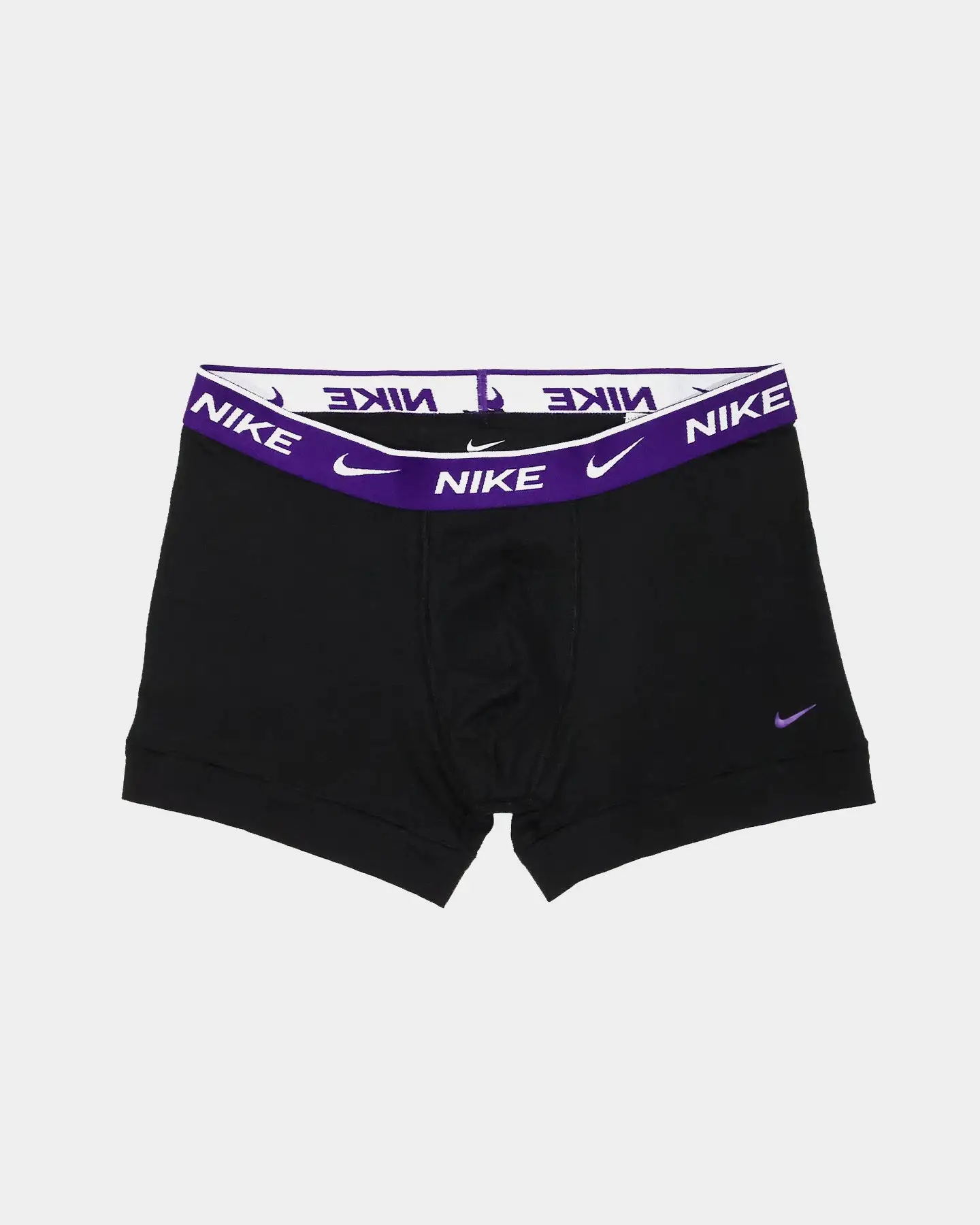 Nike Everyday Stretch Cotton Trunks 2 Pack Purple/Black - Image 7