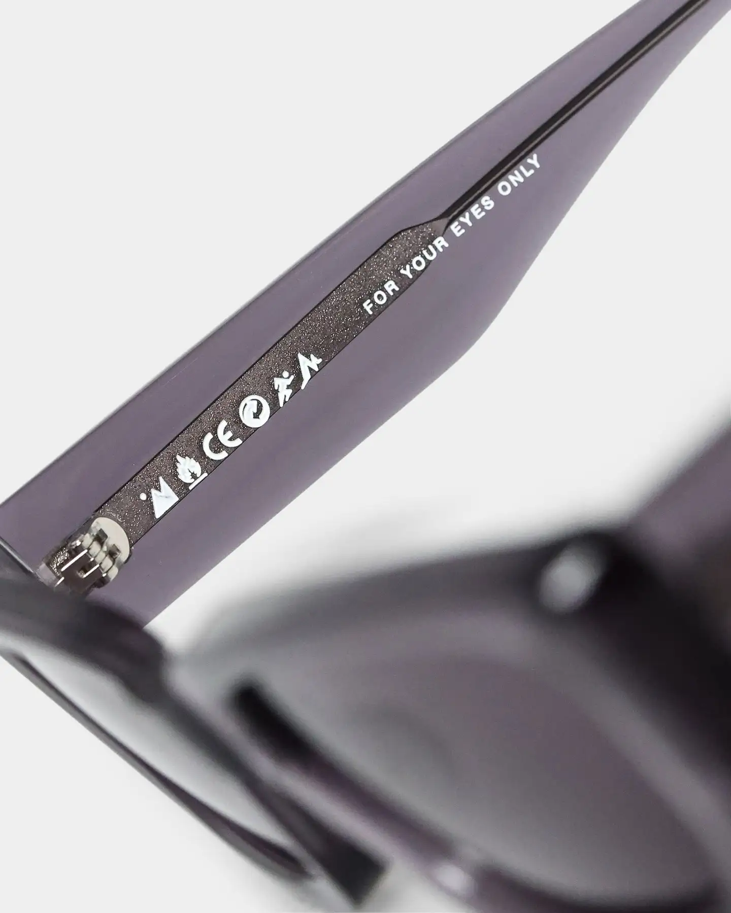 PYRA Mt Kozciuszko Sunglasses Black Marble/Blue Lens - Image 8