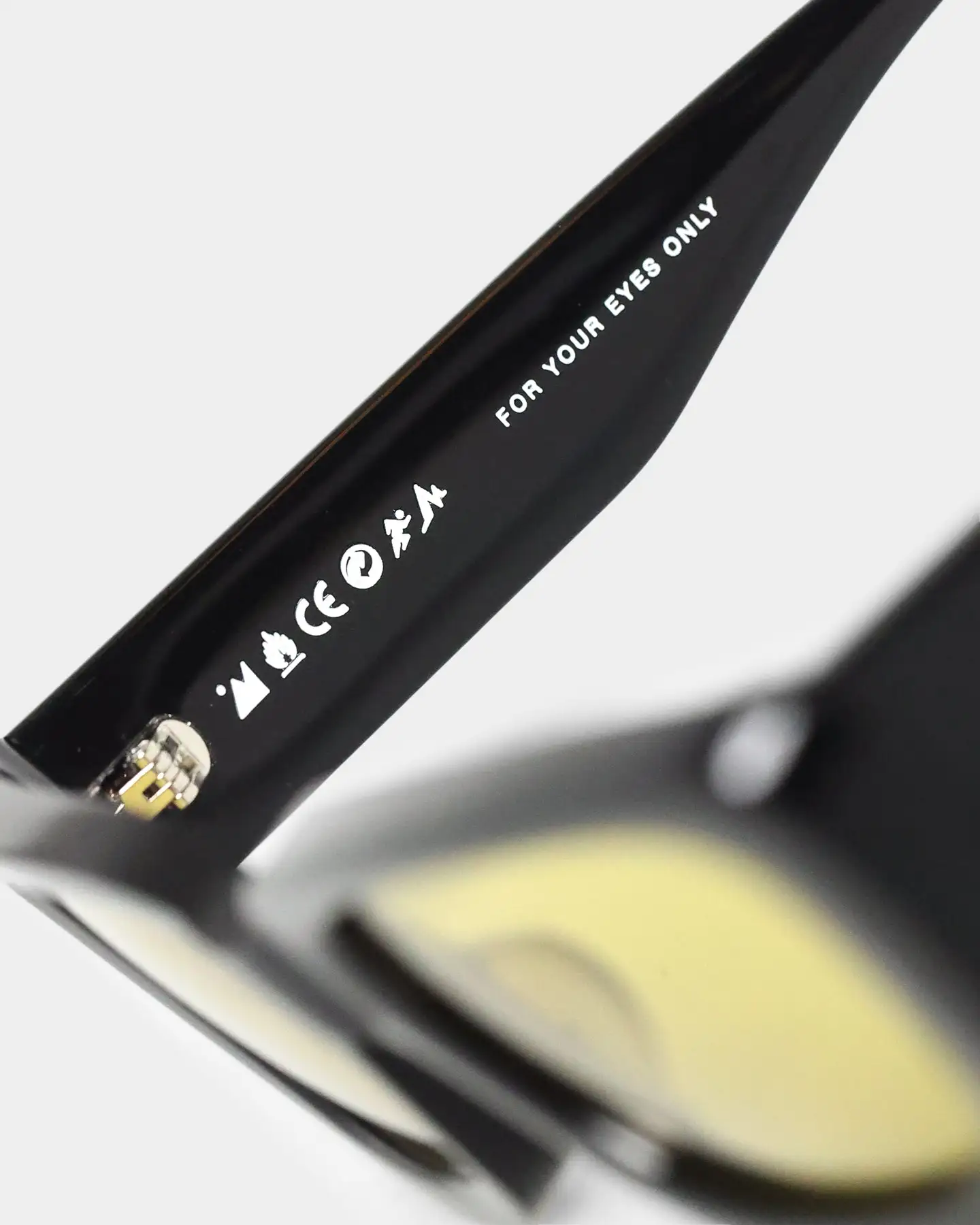 PYRA Mt Kozciuszko Sunglasses Black/Light Yellow - Image 8