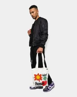 Loiter X Smiley Smiley Tote Bag White