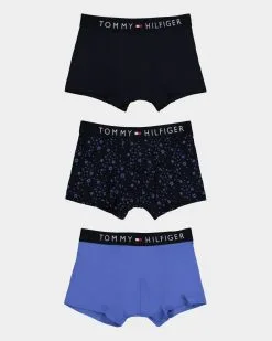 Tommy Jeans 3 Pack Trunk Print Underwear Des Sky/Iceberg