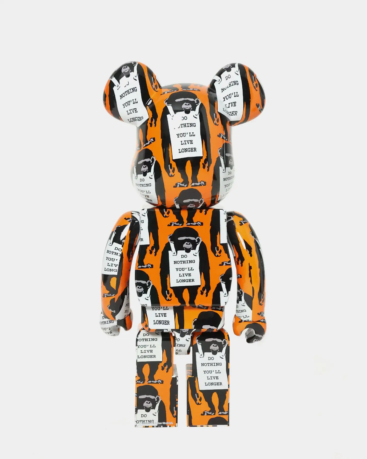 Medicom Toy Be@Rbrick X Banksy Monkey Sign 1000% Figure Multi-coloured - Image 4