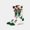 Stance Milwaukee Bucks Giannis Antetokounmpo #34 Paint Crew Socks White
