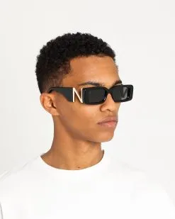 NUQE Elevare Sunglasses Black/Gold