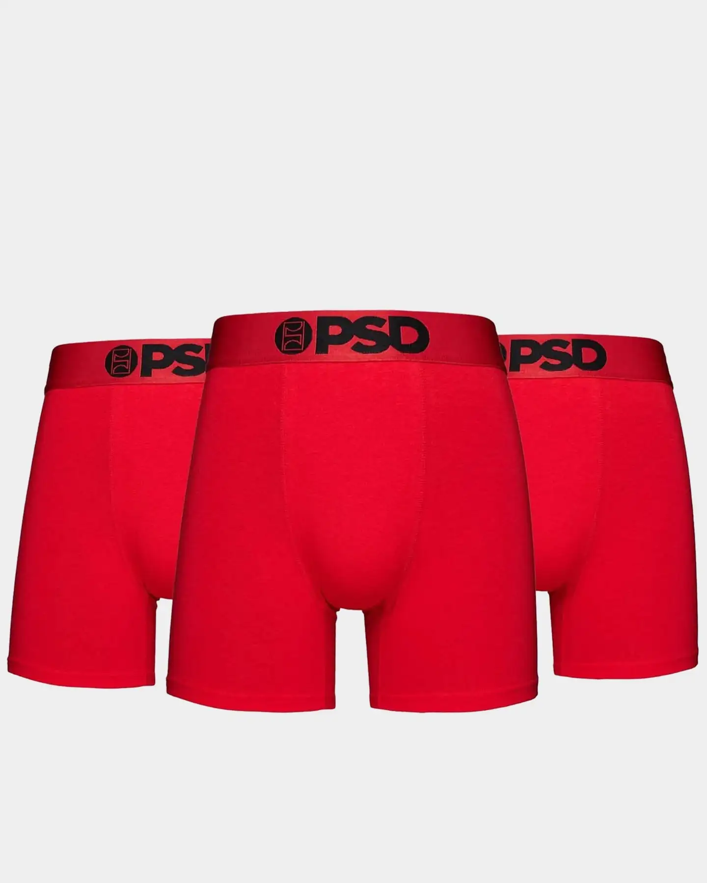 Pants Saggin LLC Red Cotton 3 Pack Underwear Red