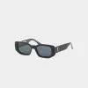 James Oro Black Amour Sunglasses Black