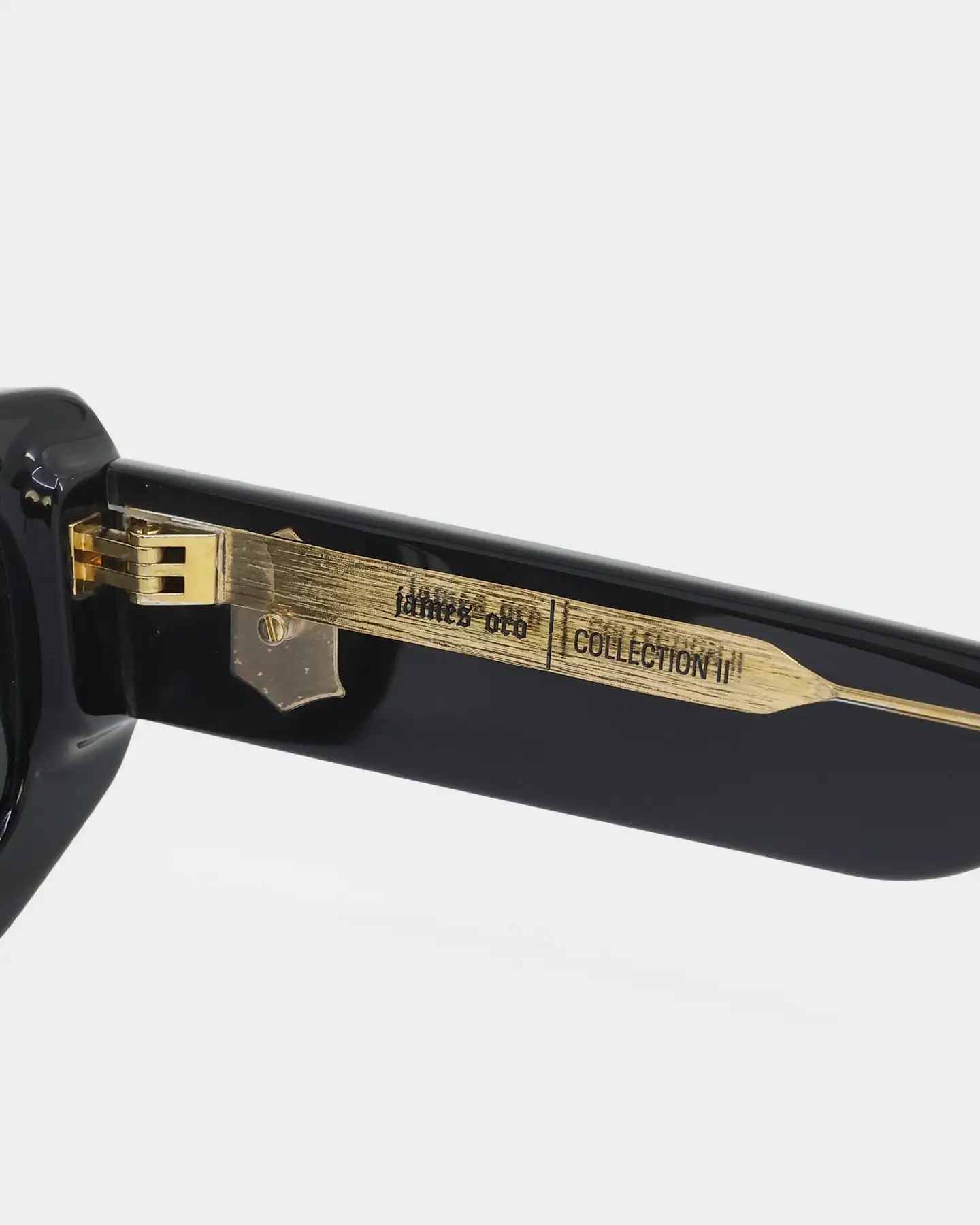 James Oro Black Amour Sunglasses Black - Image 7