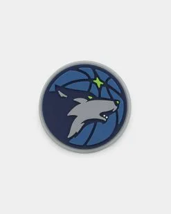 Crocs Minnesota Timberwolves Logo Jibbitz Charm Original Team Colours