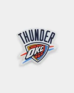 Crocs Oklahoma Thunder Logo Jibbitz Charm Original Team Colours