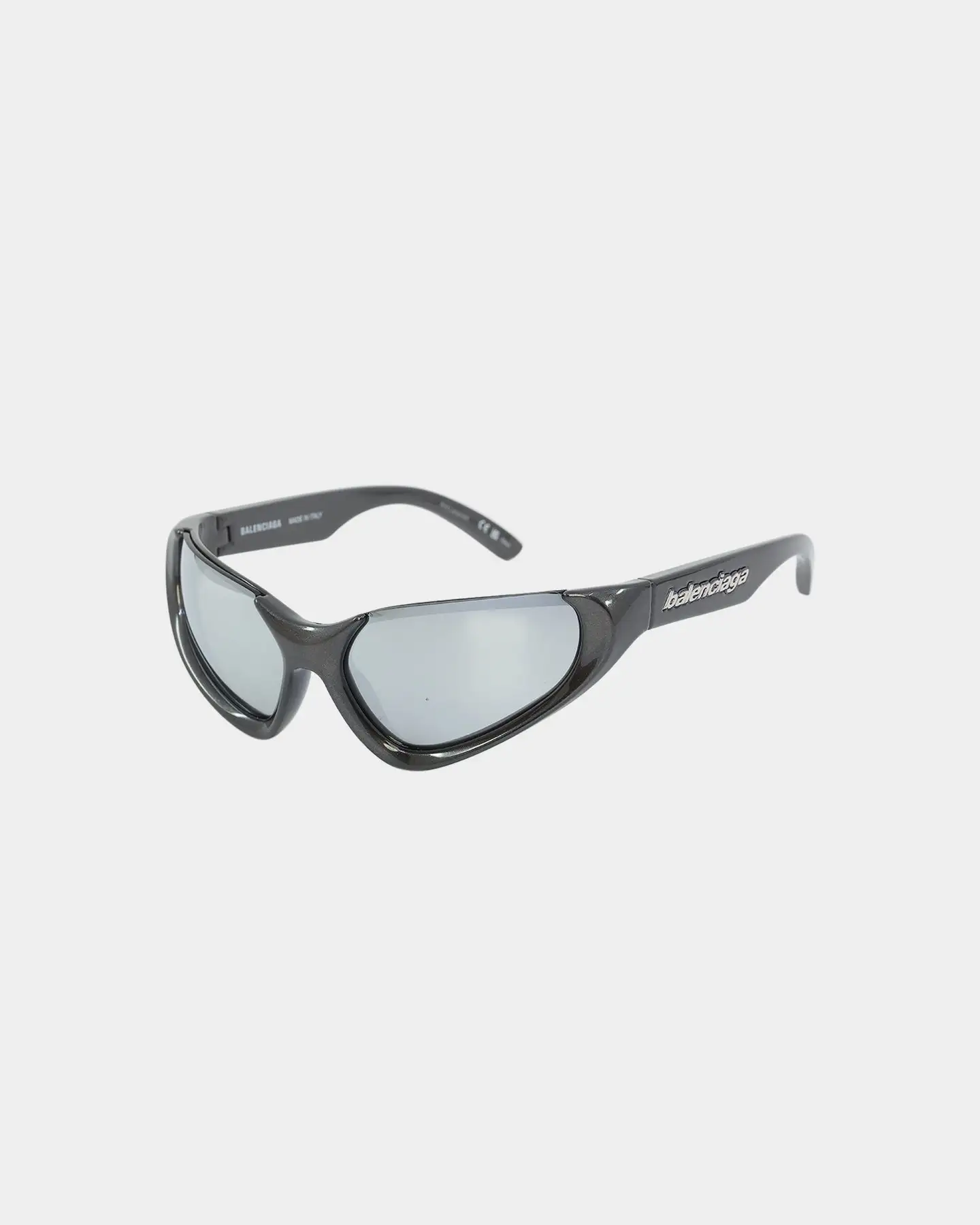 Balenciaga Balengiaga BB0202S002 Sunglasses Silver - Image 2