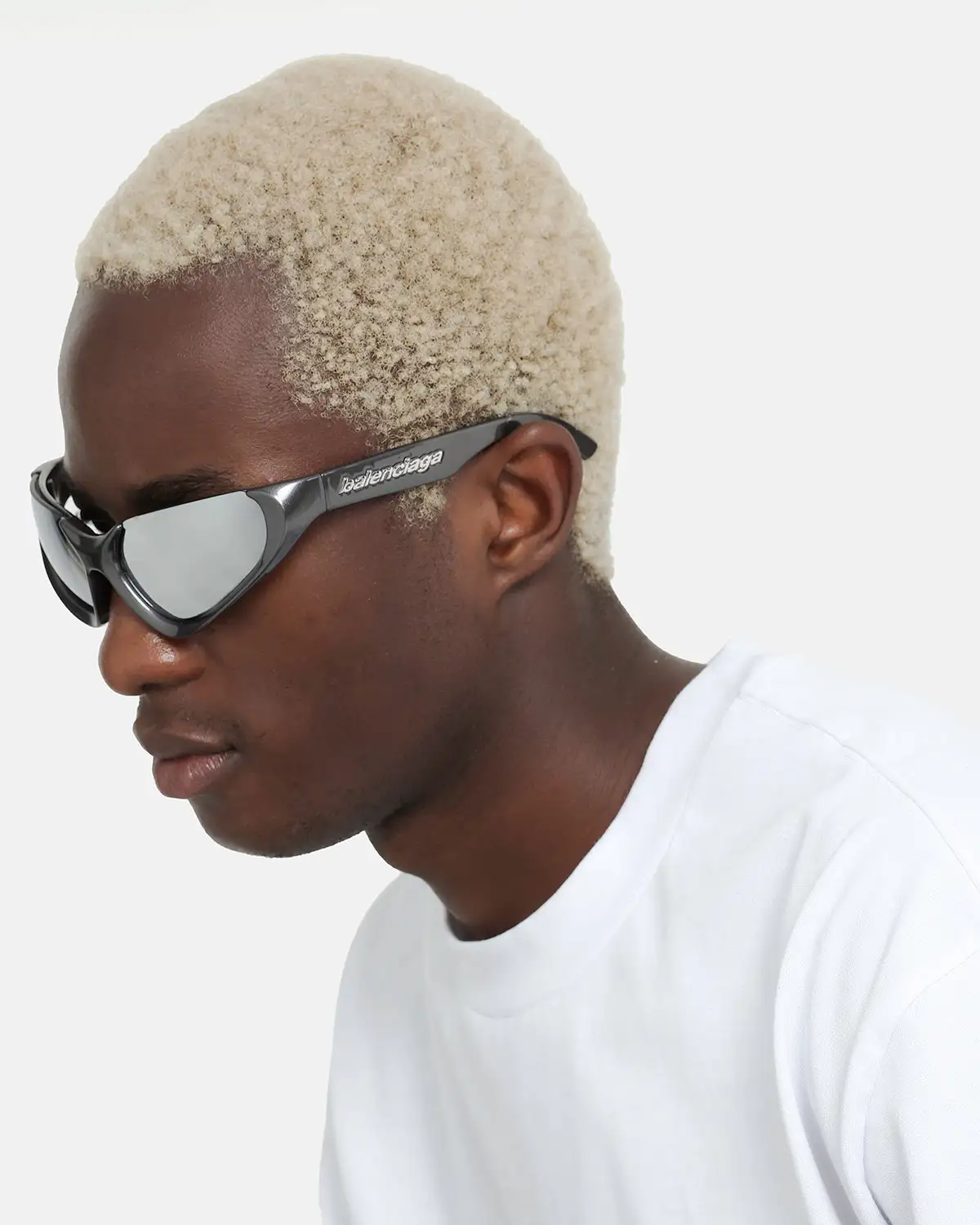 Balenciaga Balengiaga BB0202S002 Sunglasses Silver - Image 3