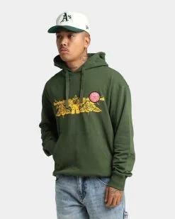 Guns N' Roses Guns N Roses Gun Logo Hoodie Forest Green
