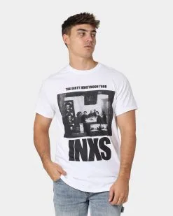 INXS The Dirty Honeymoon Tour T-Shirt White