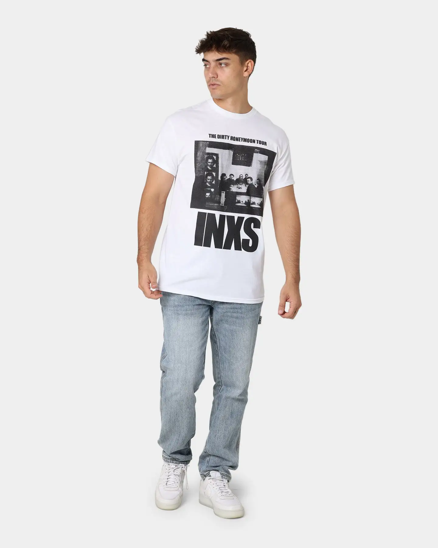 INXS The Dirty Honeymoon Tour T-Shirt White - Image 3