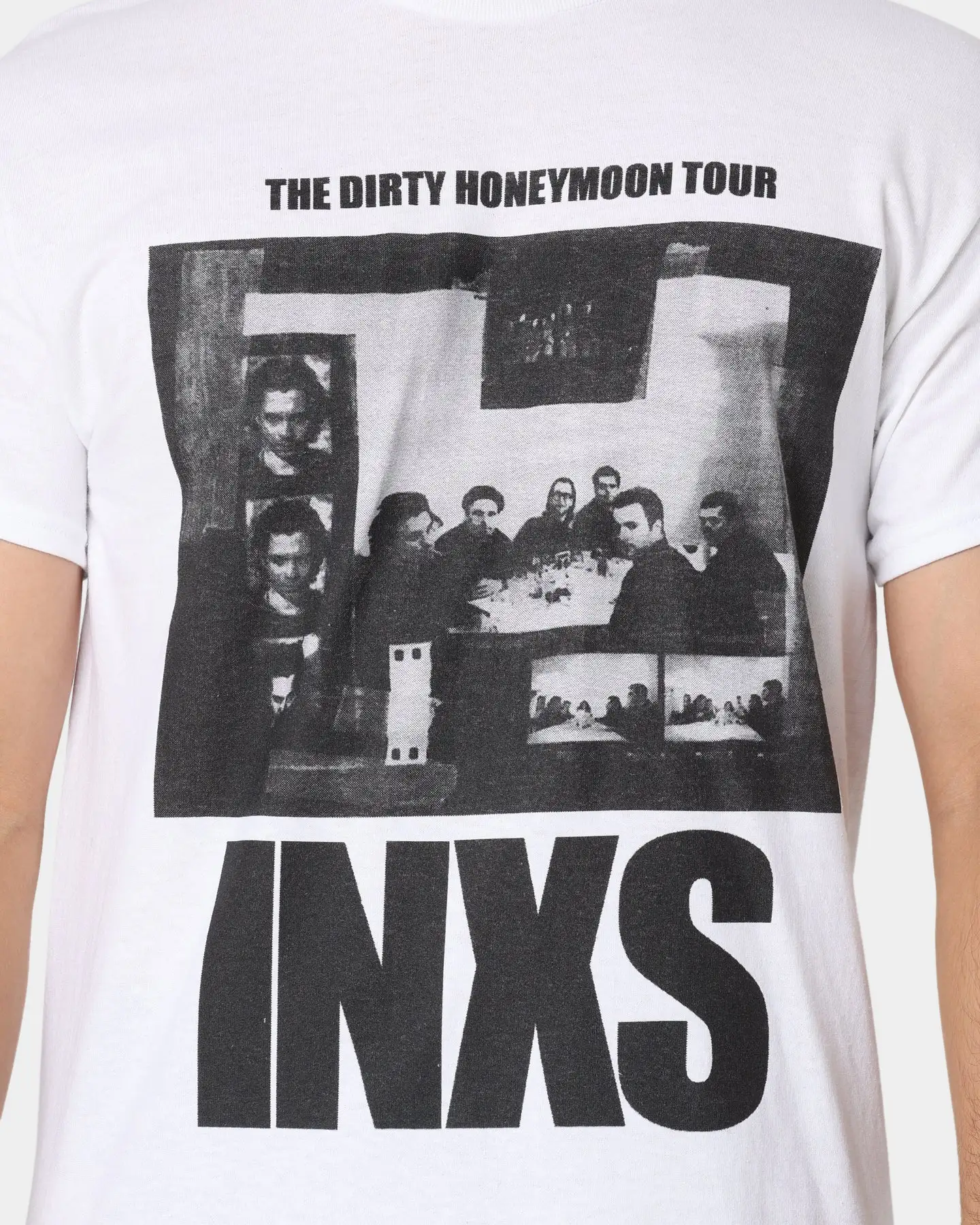 INXS The Dirty Honeymoon Tour T-Shirt White - Image 4