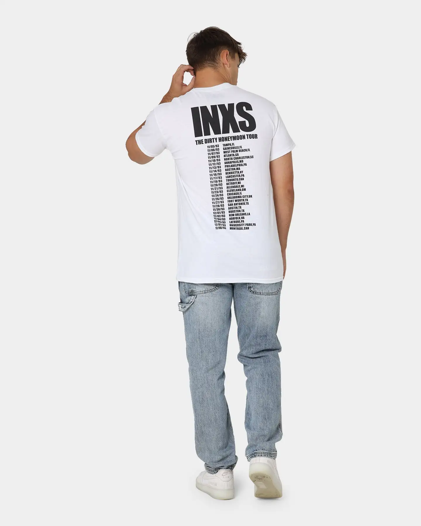 INXS The Dirty Honeymoon Tour T-Shirt White - Image 8
