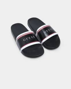 Guess Originals Exter Slides Black/Chili Pepper