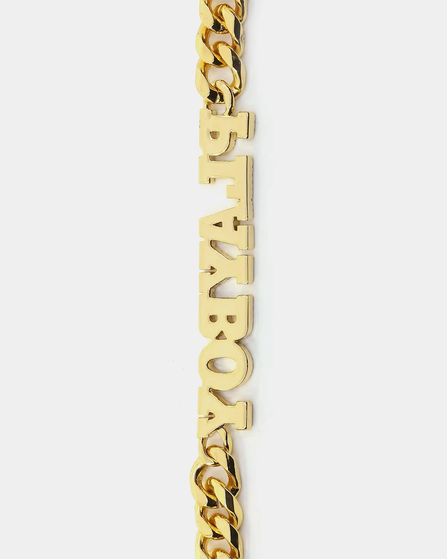 Playboy PB Iced Choker 10mm Chain Gold - Image 7