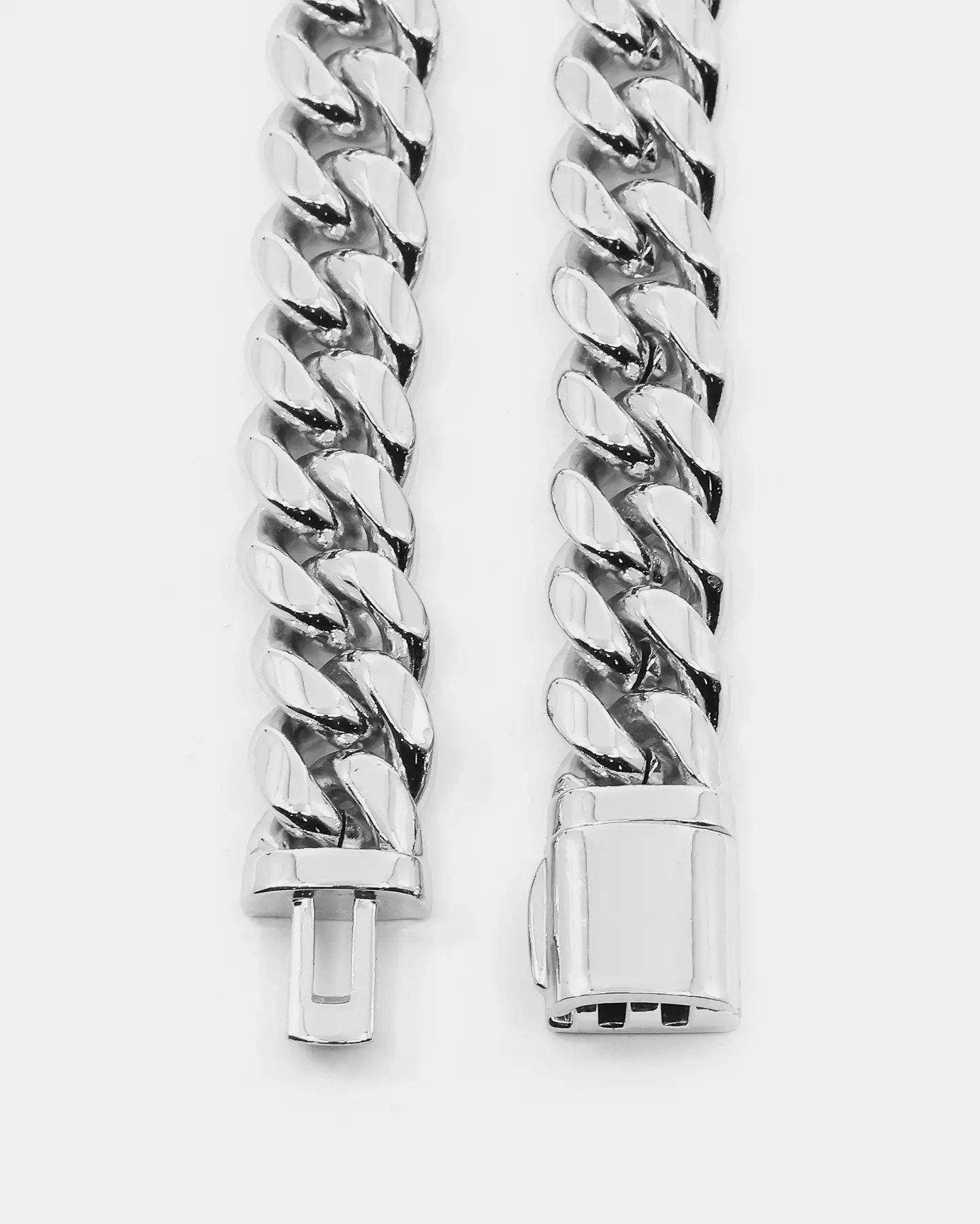 Saint Morta The 3 Saints Chain Necklace White Gold - Image 8