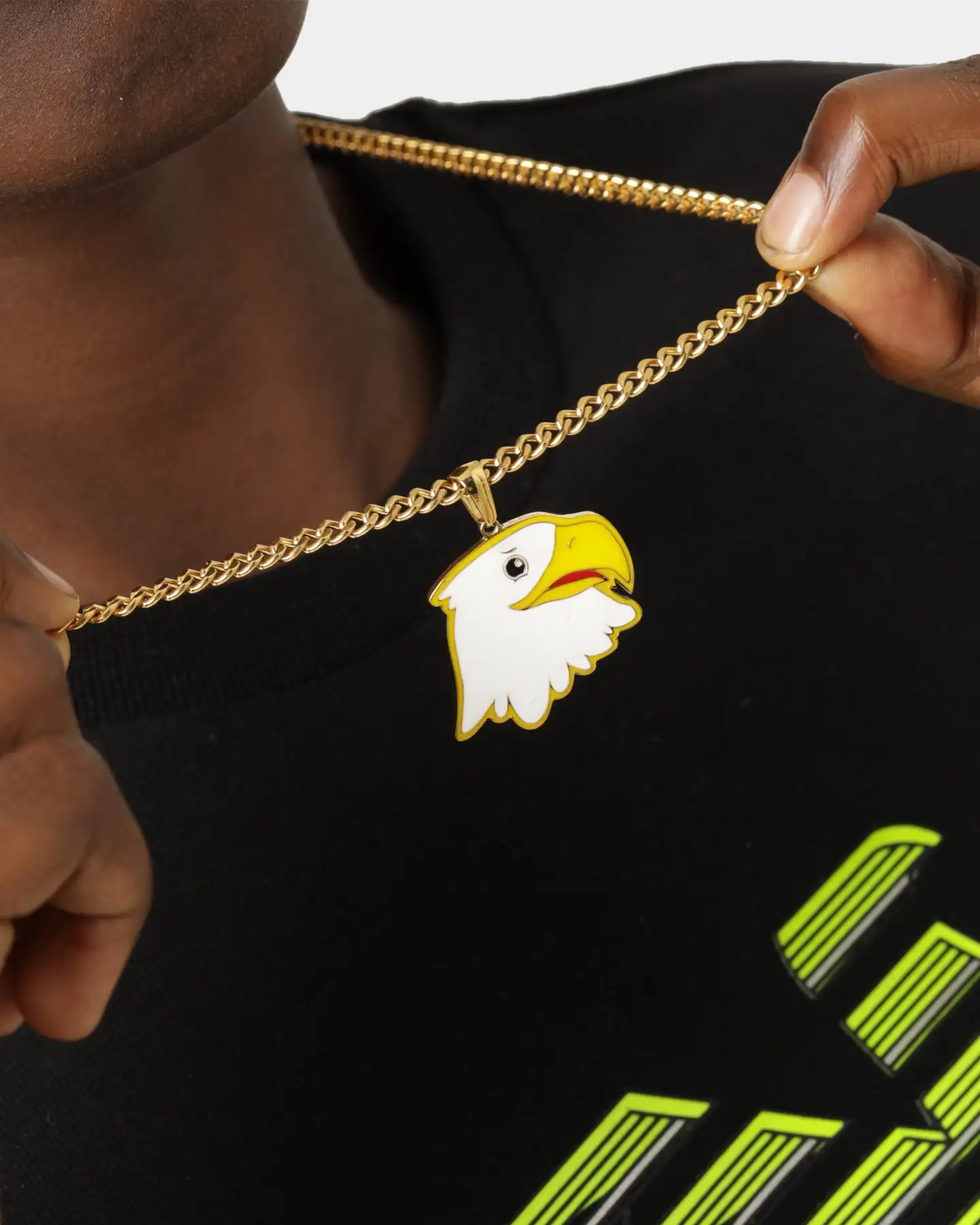 Shortie Kids' The Eagle Pendant Chain Gold - Image 4