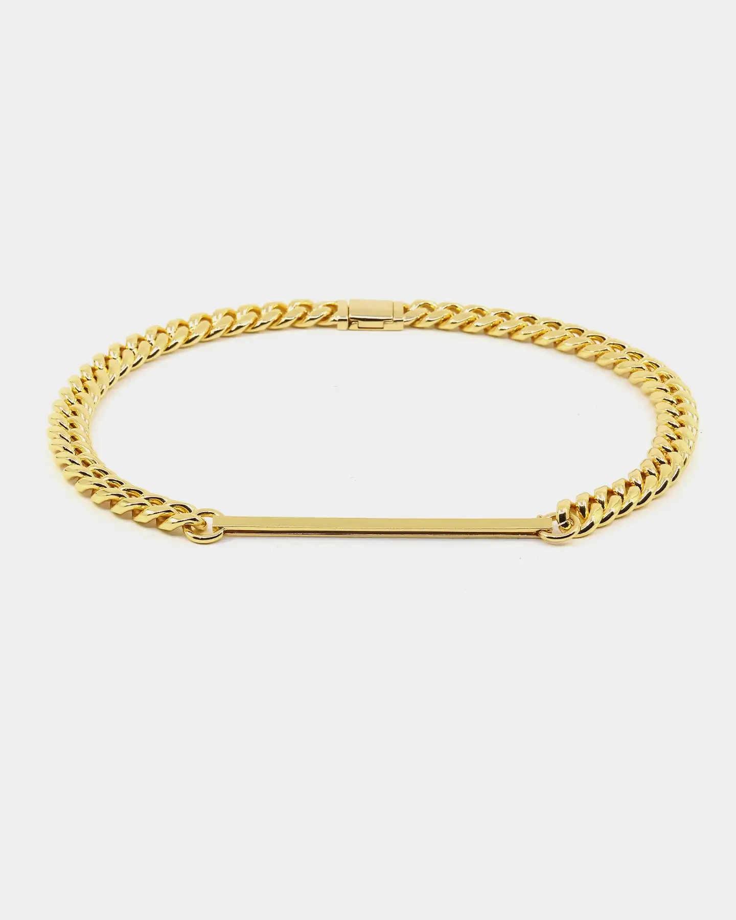 Saint Morta Custom Alpha 5 Letter Chain Gold - Image 6