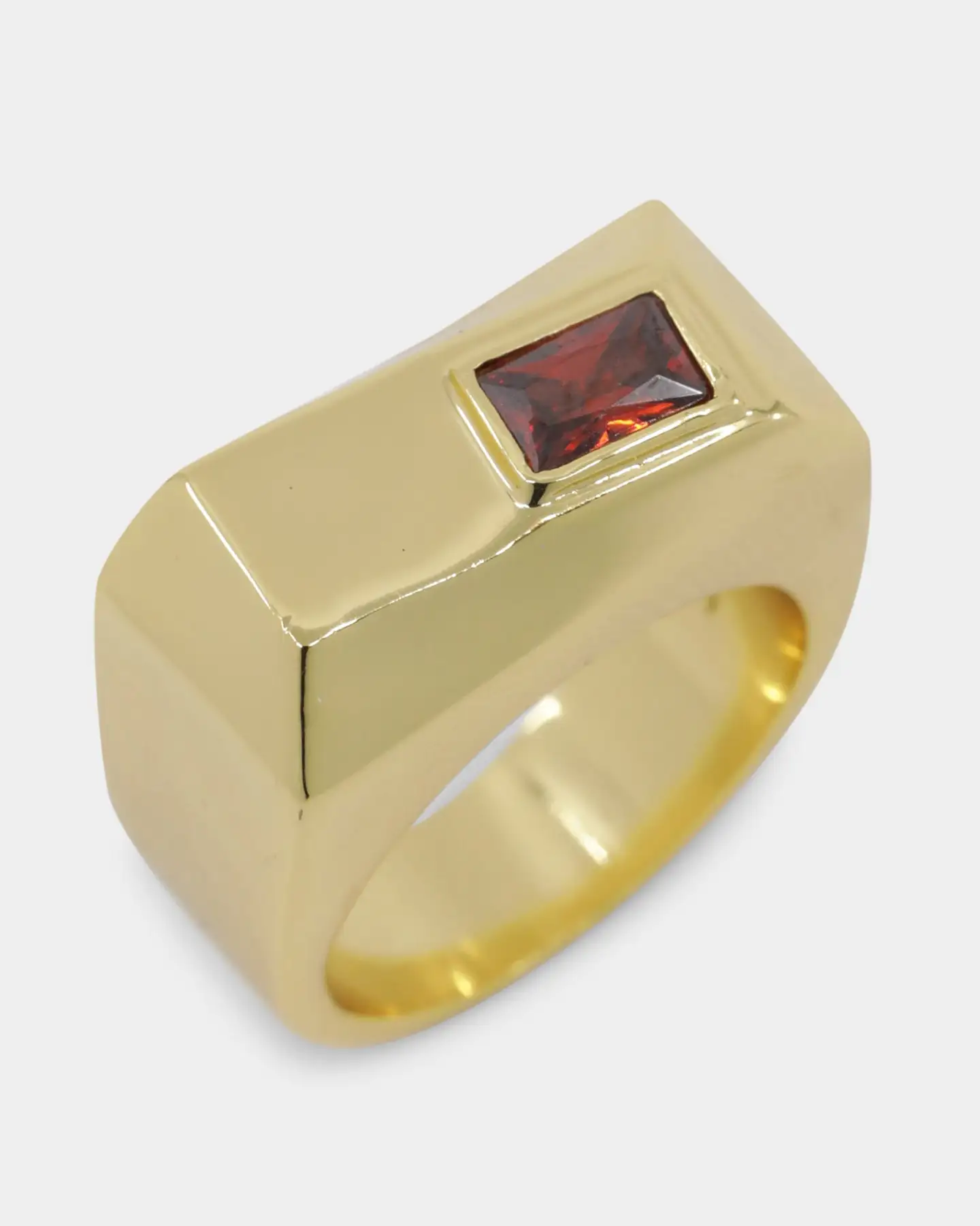 Last Kings Sarcophagus Ring Gold/Red - Image 4