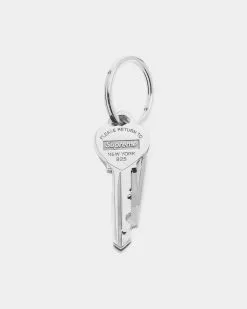 Supreme X Tiffany & Co Heart Key Knife Keychain Silver