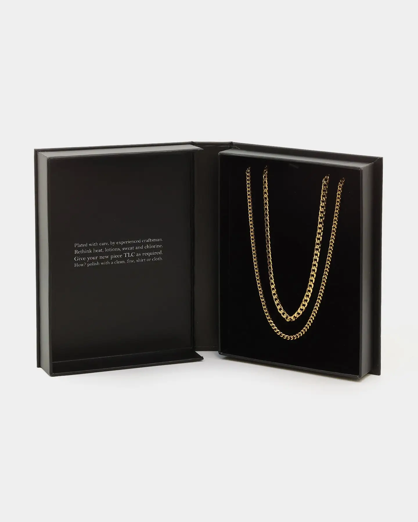 NXS Diamond Cut Curb Set Gold - Image 4