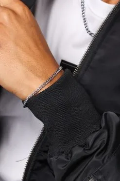 NXS 3mm Cuban Bracelet White Gold