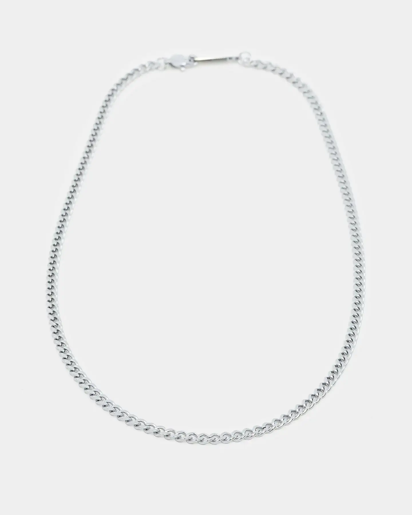 NXS 3mm Micro Cuban Chain White Gold - Image 5