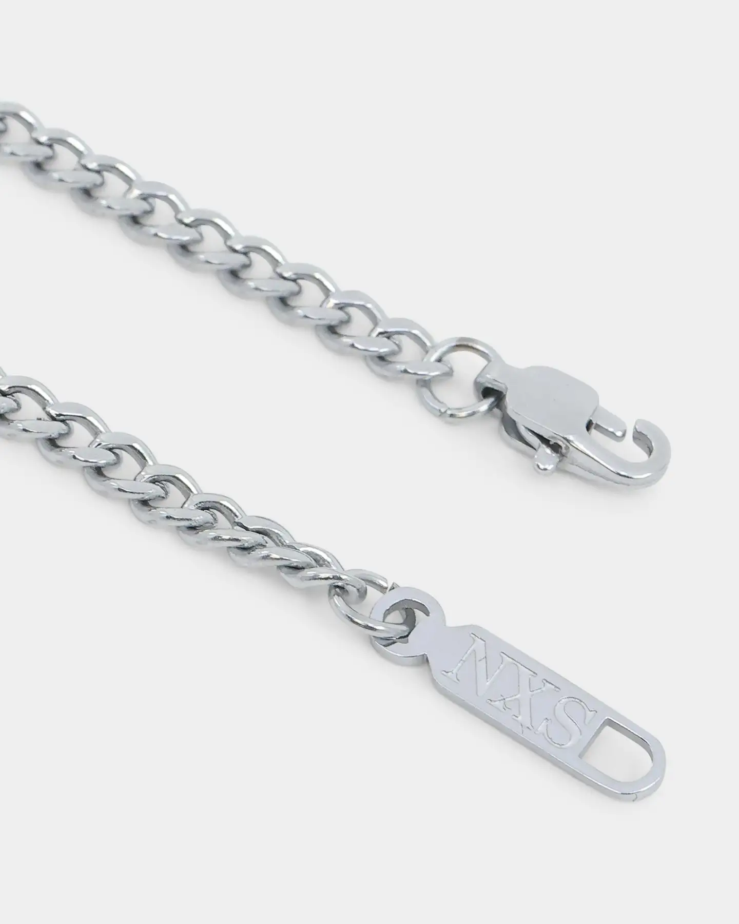 NXS 3mm Micro Cuban Chain White Gold - Image 7