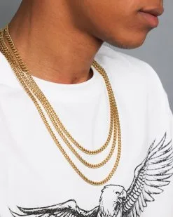 NXS 5mm Chain Link Set Gold