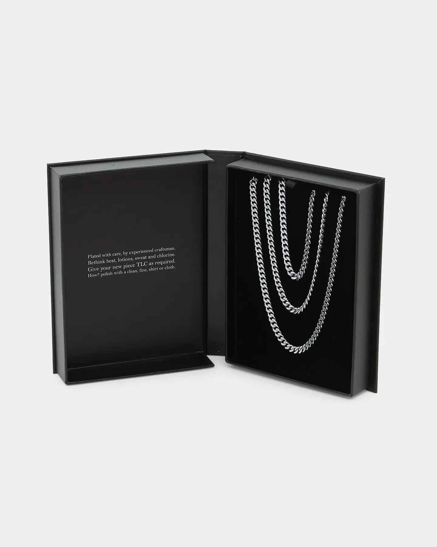 NXS 5mm Chain Link Set White Gold - Image 3