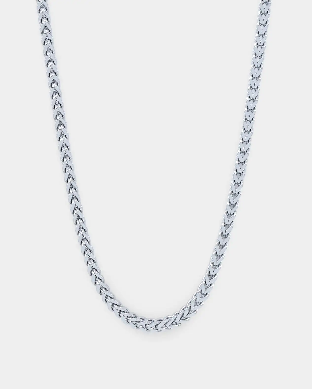 NXS 6mm Franco Chain White Gold - Image 2