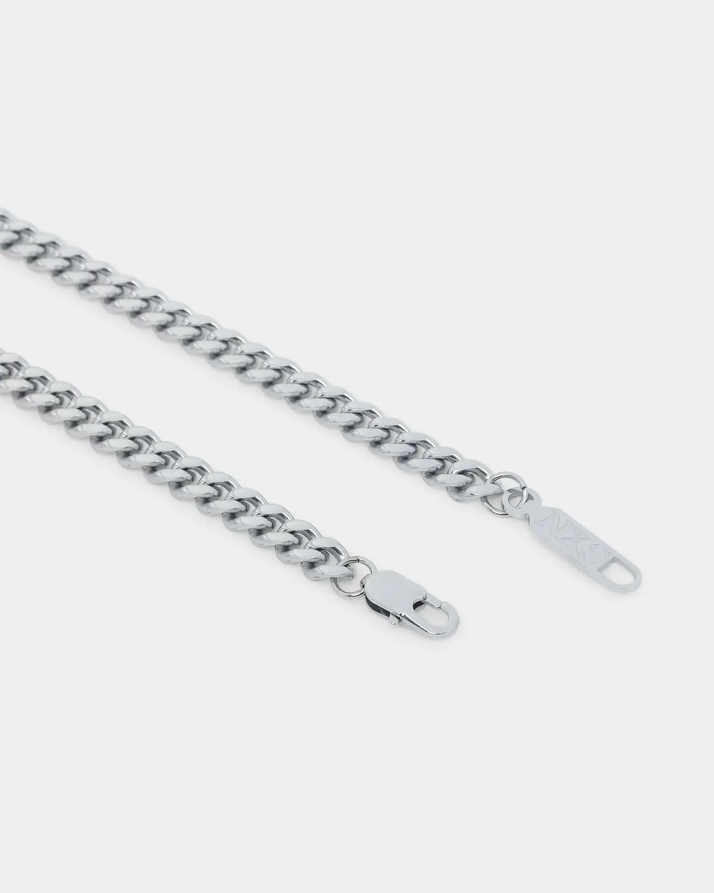 NXS 7mm Cuban Chain White Gold - Image 7