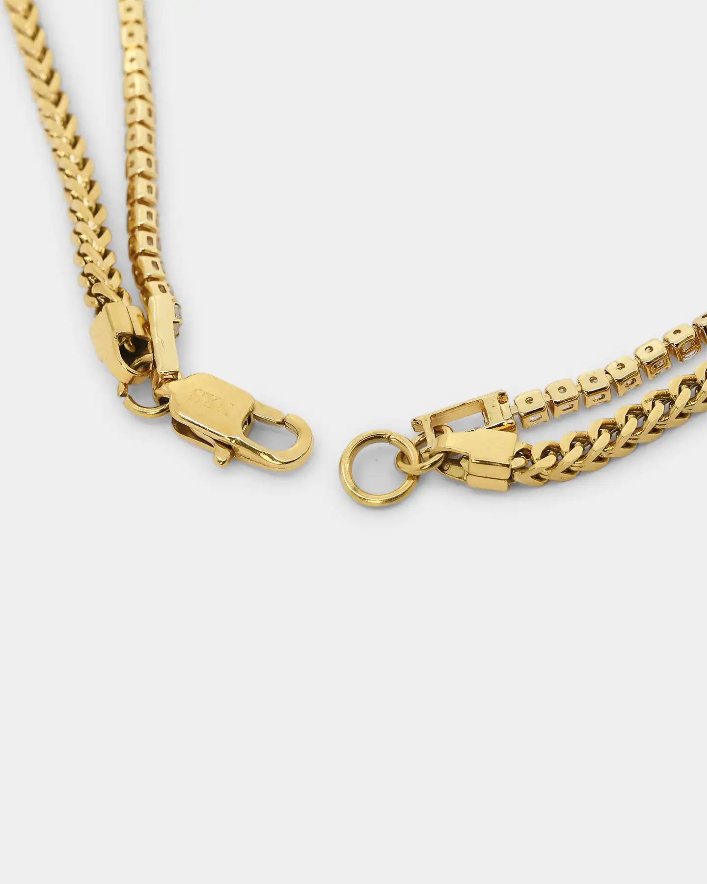 NXS Double Cross Chain Gold - Image 7