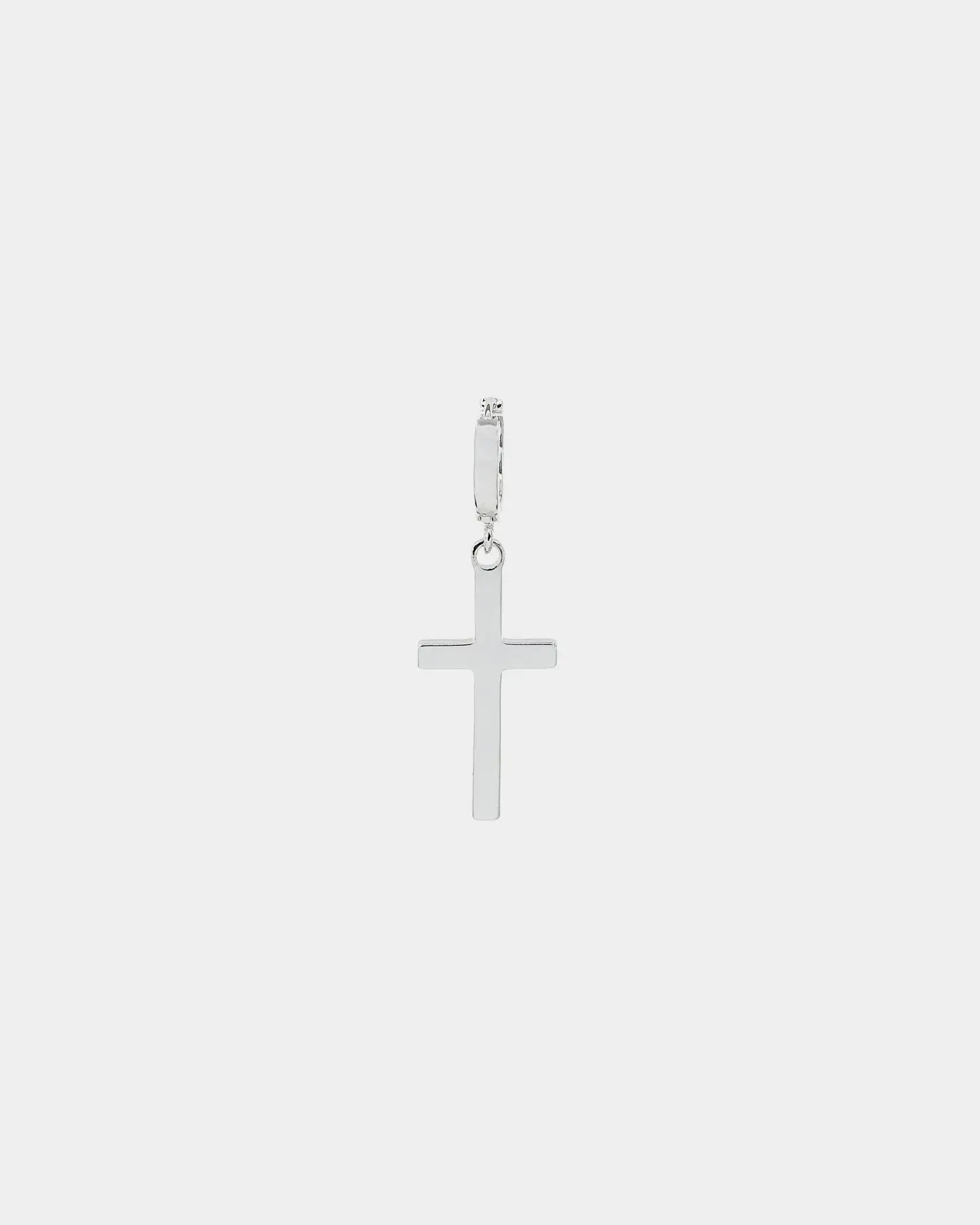 NXS Cross Earring White Gold - Image 2